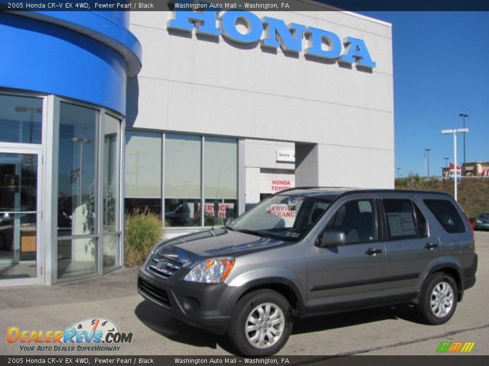 2005 Honda CR-V EX 4WD Pewter Pearl / Black Photo #1
