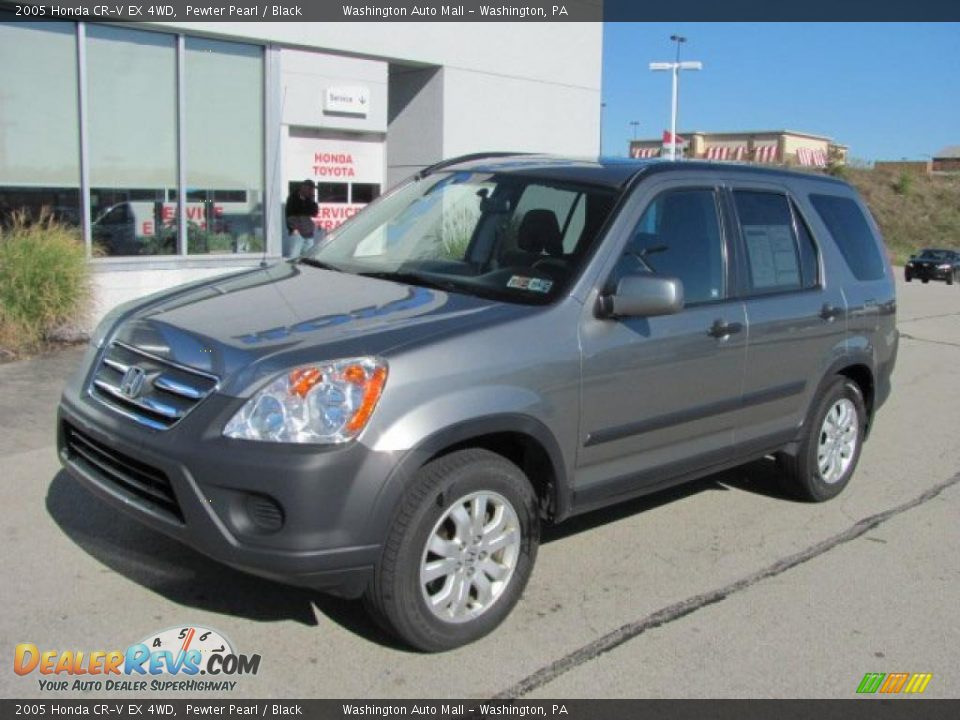 2005 Honda CR-V EX 4WD Pewter Pearl / Black Photo #2