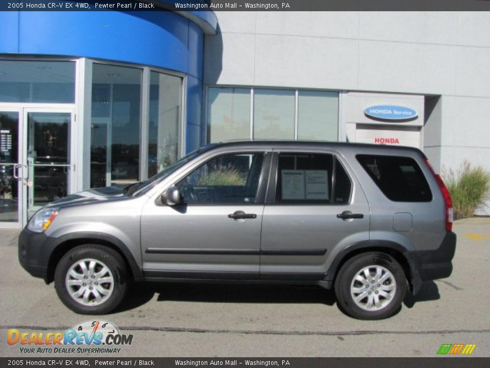 2005 Honda CR-V EX 4WD Pewter Pearl / Black Photo #3