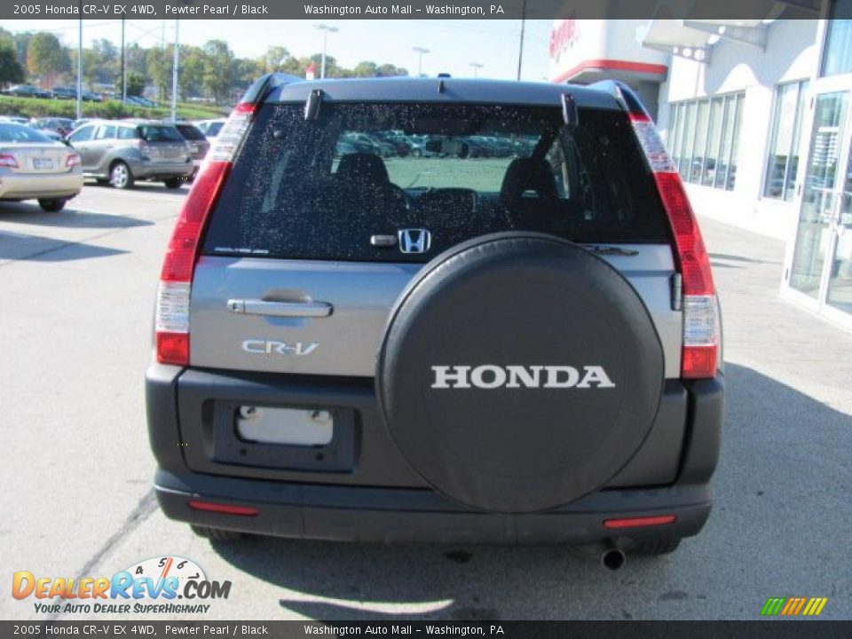 2005 Honda CR-V EX 4WD Pewter Pearl / Black Photo #5
