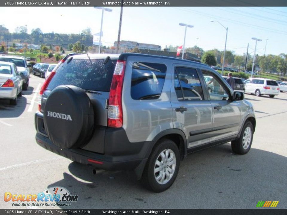 2005 Honda CR-V EX 4WD Pewter Pearl / Black Photo #6