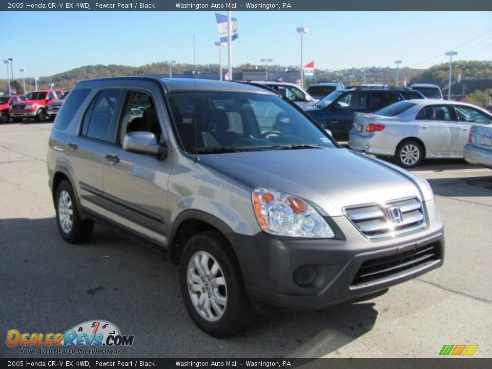 2005 Honda CR-V EX 4WD Pewter Pearl / Black Photo #10
