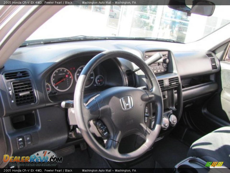 2005 Honda CR-V EX 4WD Pewter Pearl / Black Photo #14