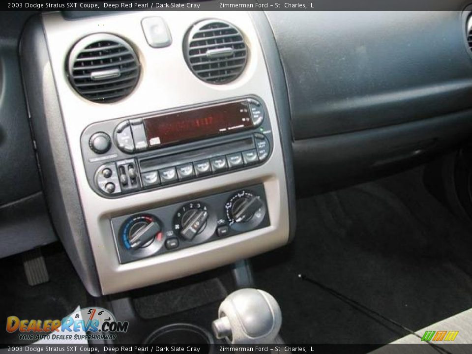 2003 Dodge Stratus SXT Coupe Deep Red Pearl / Dark Slate Gray Photo #9