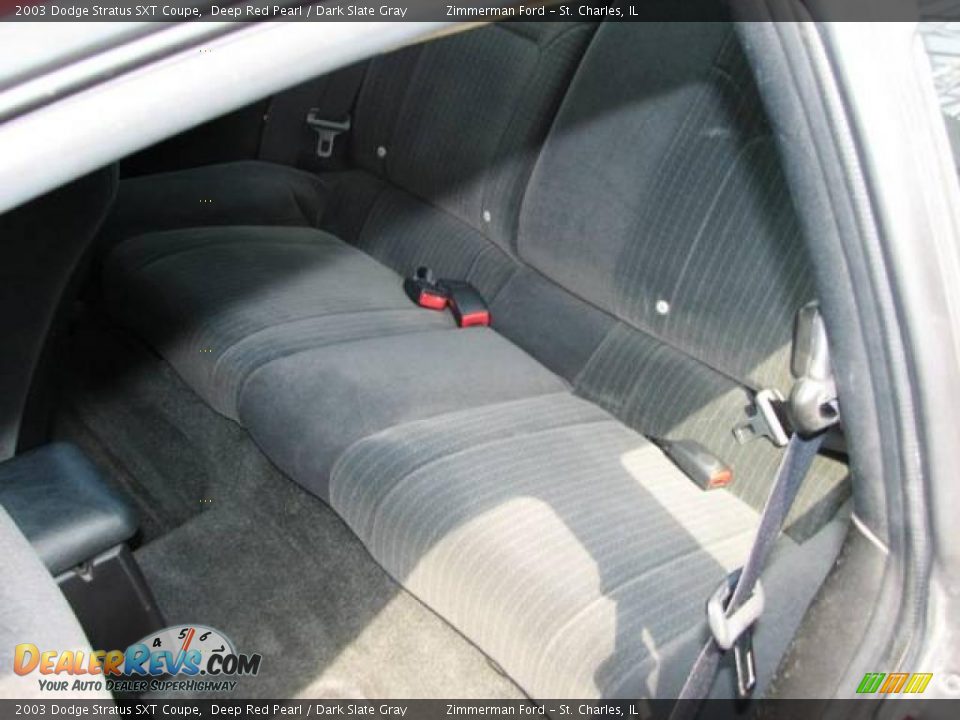 2003 Dodge Stratus SXT Coupe Deep Red Pearl / Dark Slate Gray Photo #11