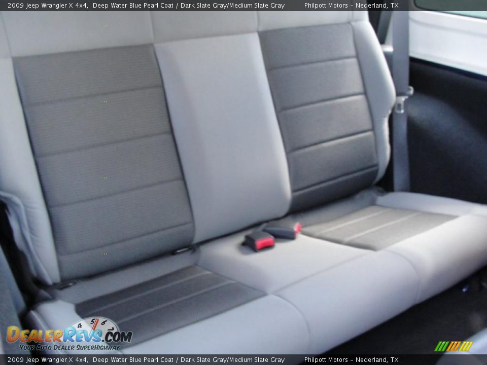 2009 Jeep Wrangler X 4x4 Deep Water Blue Pearl Coat / Dark Slate Gray/Medium Slate Gray Photo #27