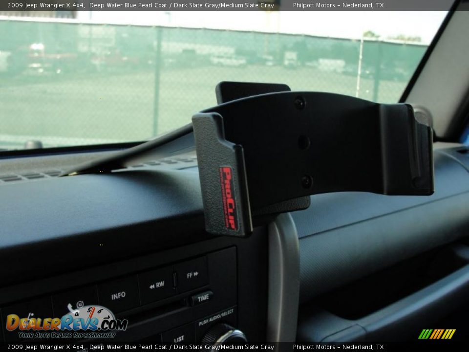 2009 Jeep Wrangler X 4x4 Deep Water Blue Pearl Coat / Dark Slate Gray/Medium Slate Gray Photo #35