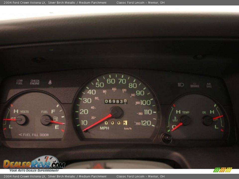 2004 Ford Crown Victoria LX Gauges Photo #14
