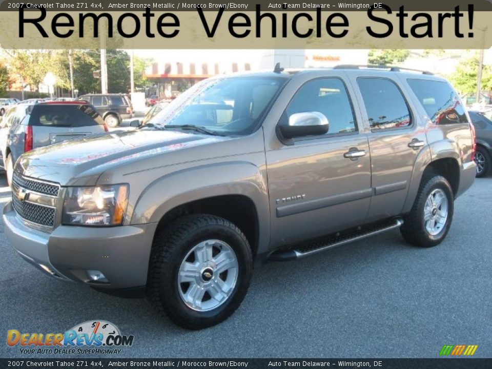 2007 Chevrolet Tahoe Z71 4x4 Amber Bronze Metallic / Morocco Brown/Ebony Photo #1