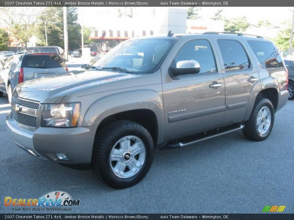 2007 Chevrolet Tahoe Z71 4x4 Amber Bronze Metallic / Morocco Brown/Ebony Photo #2