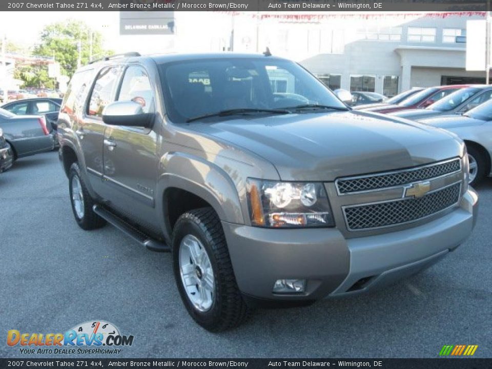 2007 Chevrolet Tahoe Z71 4x4 Amber Bronze Metallic / Morocco Brown/Ebony Photo #5