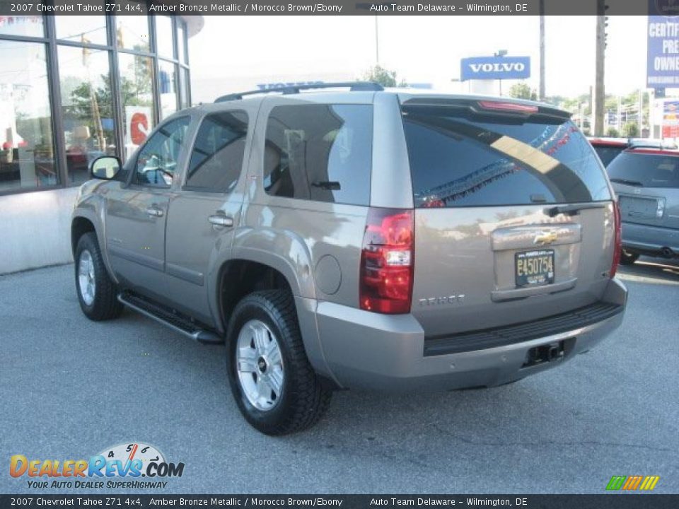 2007 Chevrolet Tahoe Z71 4x4 Amber Bronze Metallic / Morocco Brown/Ebony Photo #11