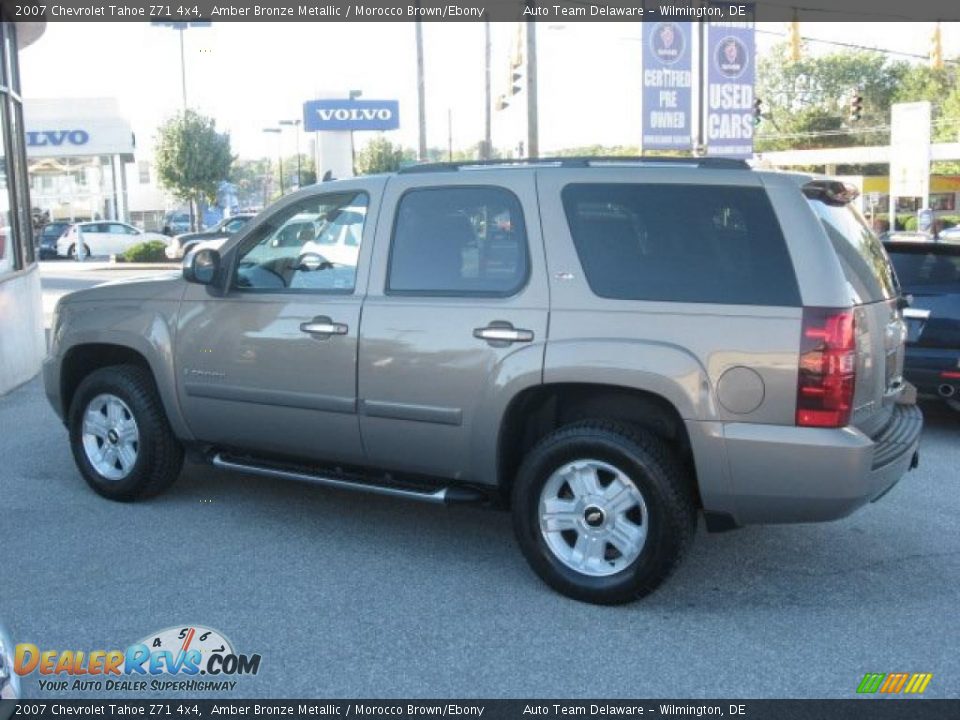 2007 Chevrolet Tahoe Z71 4x4 Amber Bronze Metallic / Morocco Brown/Ebony Photo #12