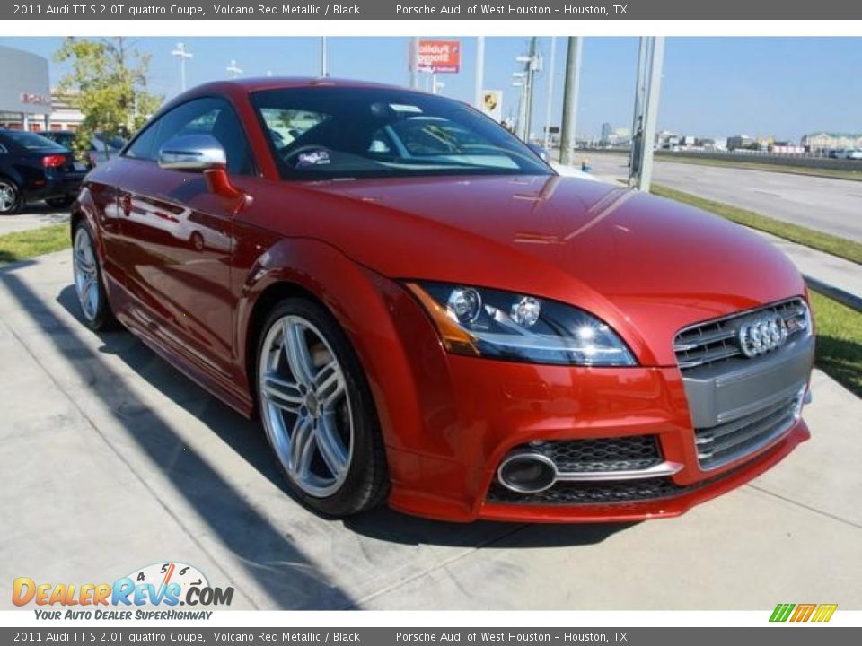 Volcano Red Metallic 2011 Audi TT S 2.0T quattro Coupe Photo #1