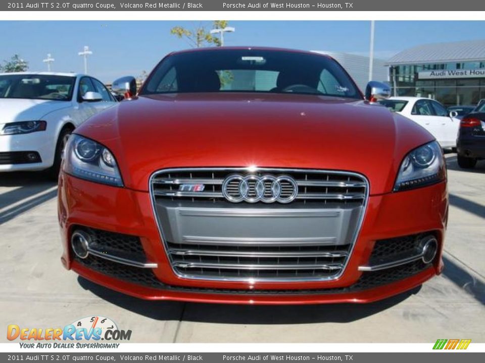 2011 Audi TT S 2.0T quattro Coupe Volcano Red Metallic / Black Photo #2