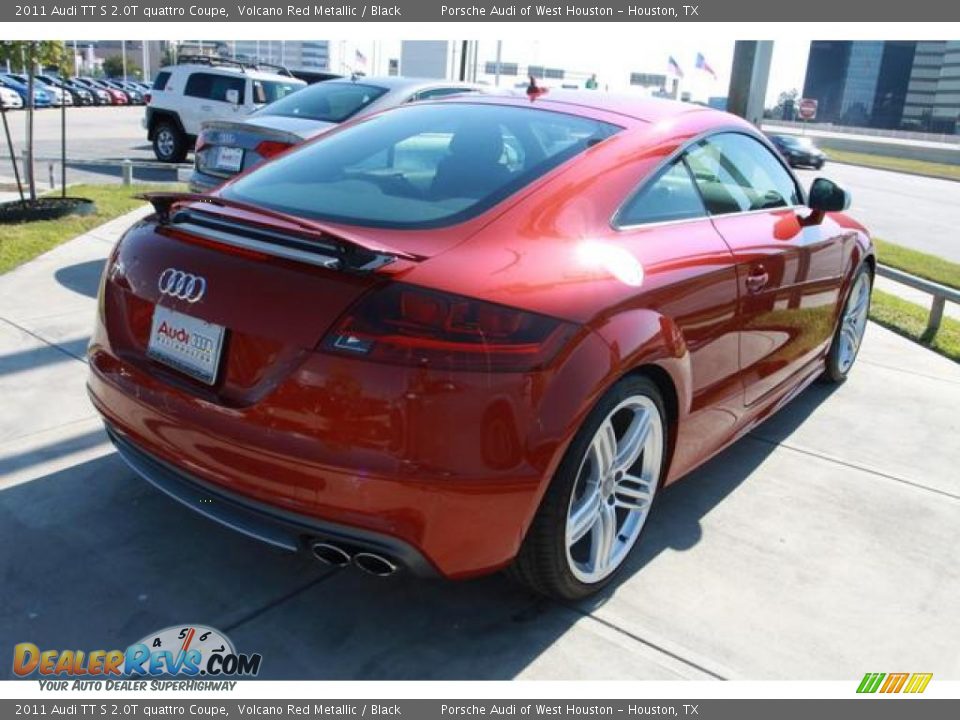 2011 Audi TT S 2.0T quattro Coupe Volcano Red Metallic / Black Photo #4