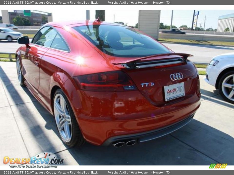 2011 Audi TT S 2.0T quattro Coupe Volcano Red Metallic / Black Photo #5