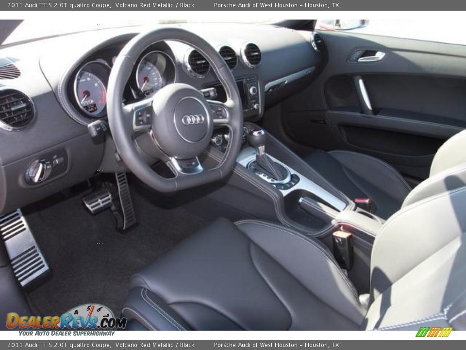 Black Interior - 2011 Audi TT S 2.0T quattro Coupe Photo #6