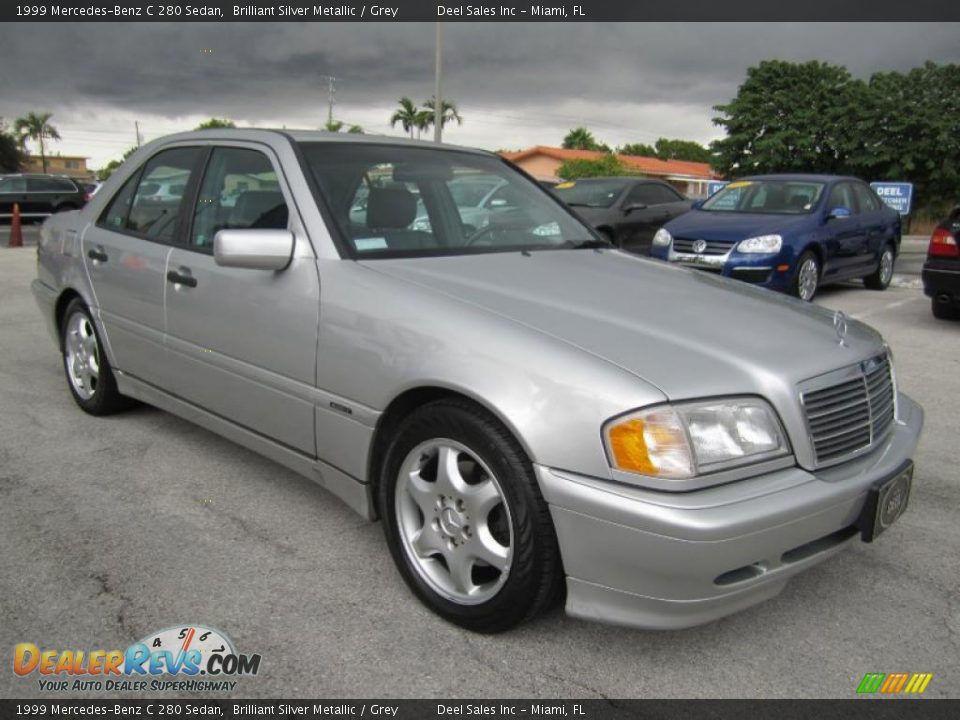 Brilliant Silver Metallic 1999 Mercedes-Benz C 280 Sedan Photo #7