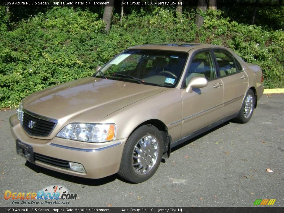 1999 Acura RL 3.5 Sedan Naples Gold Metallic / Parchment Photo #1