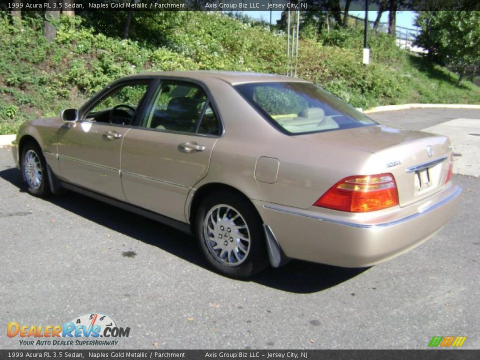 1999 Acura RL 3.5 Sedan Naples Gold Metallic / Parchment Photo #5