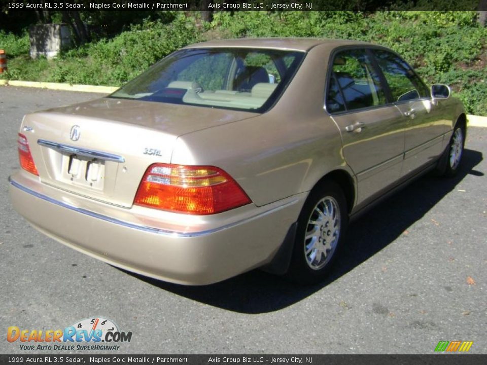 1999 Acura RL 3.5 Sedan Naples Gold Metallic / Parchment Photo #6