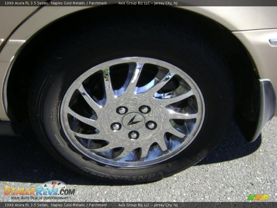 1999 Acura RL 3.5 Sedan Naples Gold Metallic / Parchment Photo #8