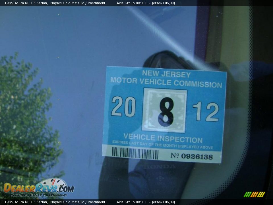 1999 Acura RL 3.5 Sedan Naples Gold Metallic / Parchment Photo #26