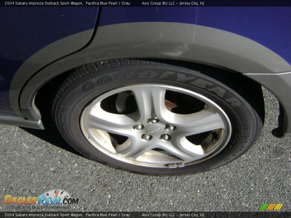 2004 Subaru Impreza Outback Sport Wagon Pacifica Blue Pearl / Gray Photo #7