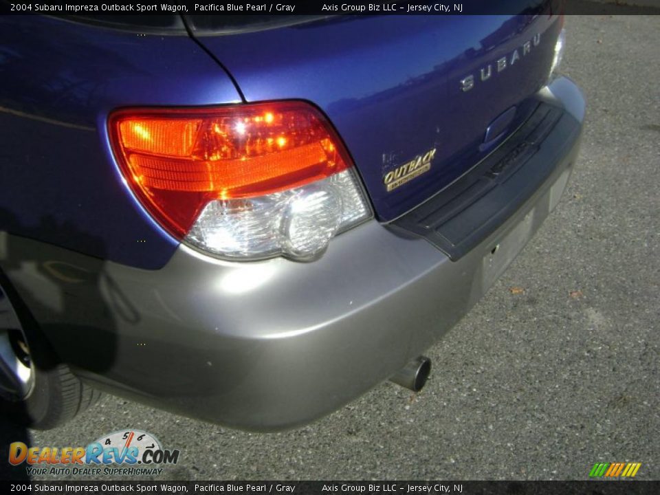 2004 Subaru Impreza Outback Sport Wagon Pacifica Blue Pearl / Gray Photo #8