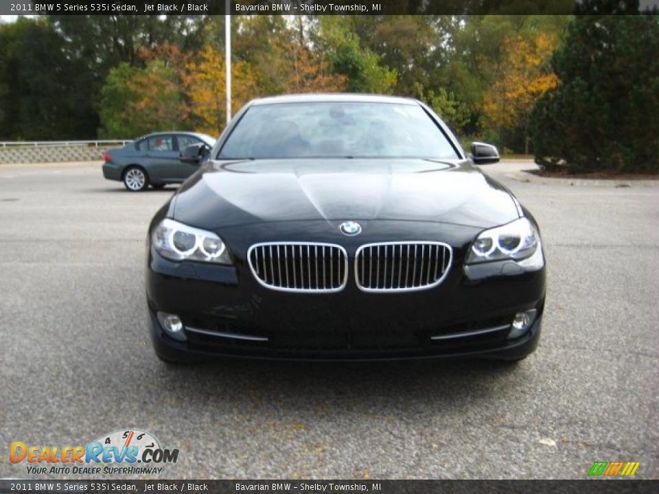 Jet black bmw 535i #6