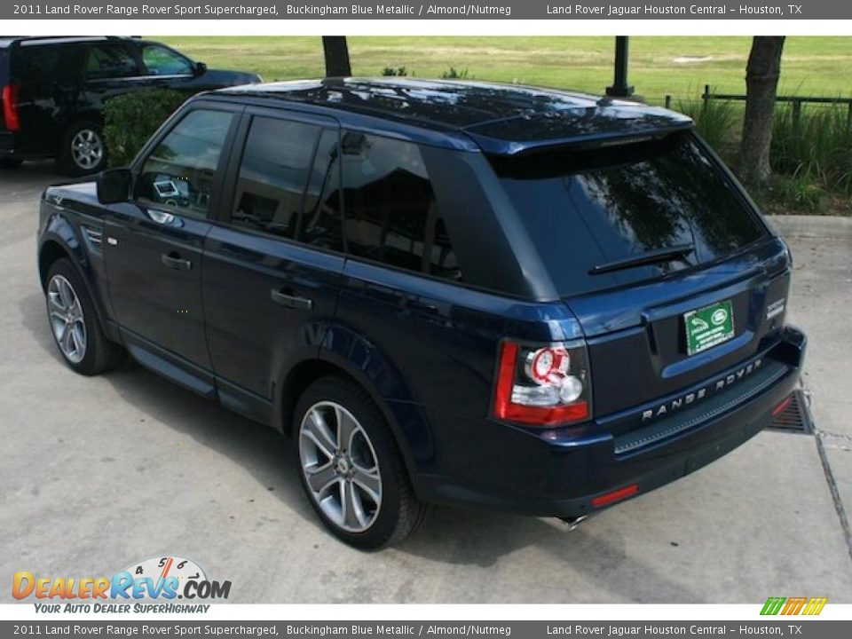 2011 Land Rover Range Rover Sport Supercharged Buckingham Blue Metallic / Almond/Nutmeg Photo #8