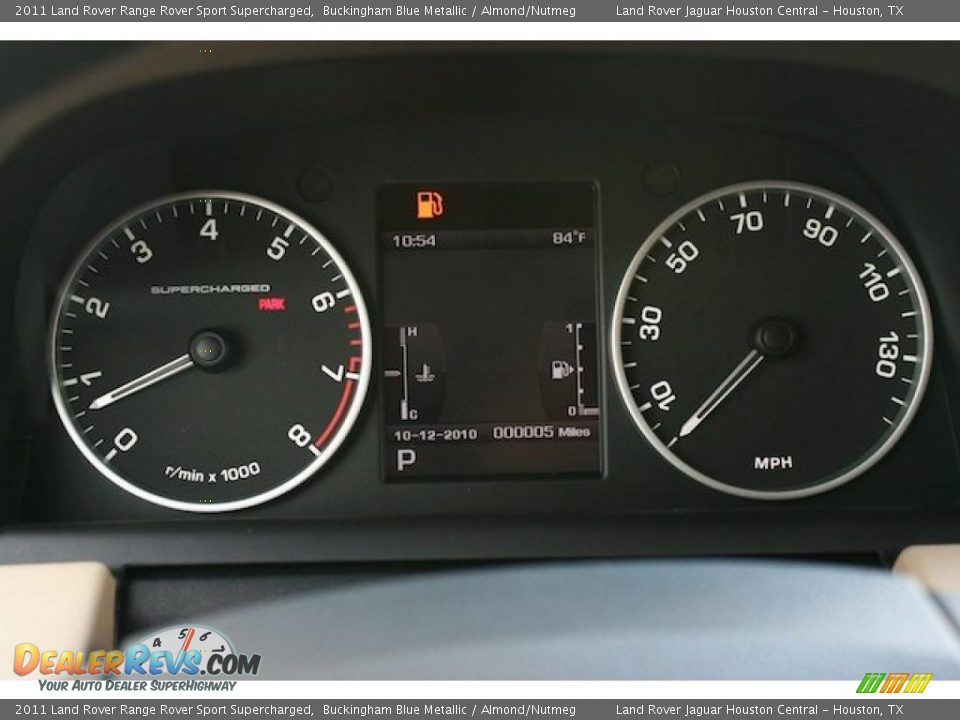 2011 Land Rover Range Rover Sport Supercharged Gauges Photo #11