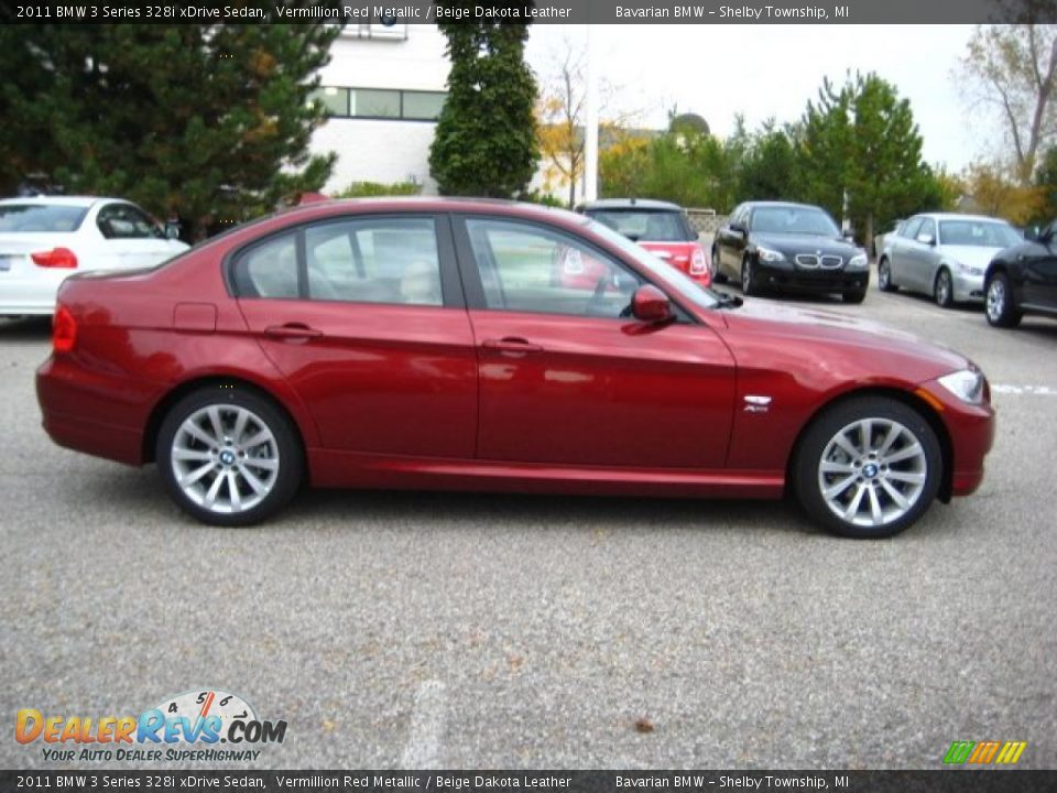 Vermillion red bmw 328i #7