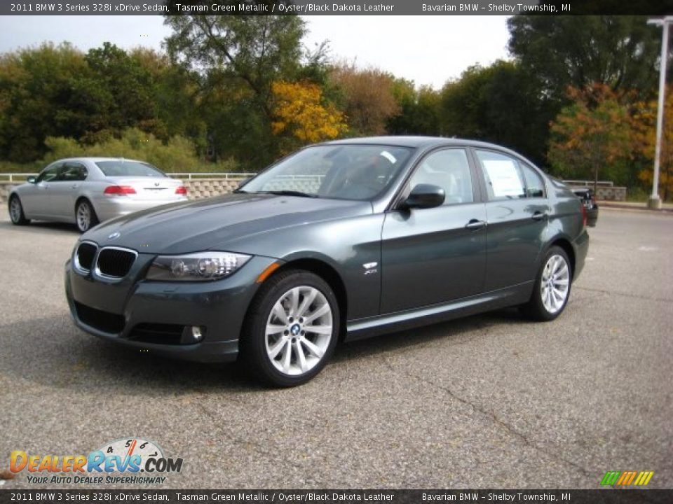 Tasman Green Metallic 2011 BMW 3 Series 328i xDrive Sedan Photo #1