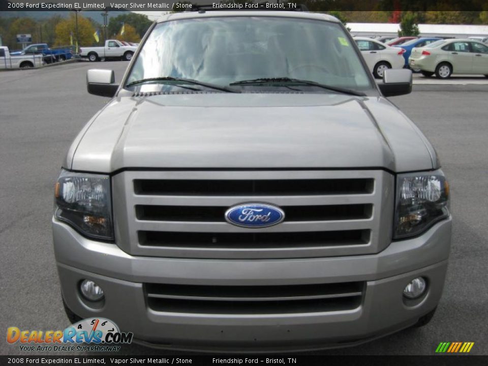 2008 Ford Expedition EL Limited Vapor Silver Metallic / Stone Photo #3