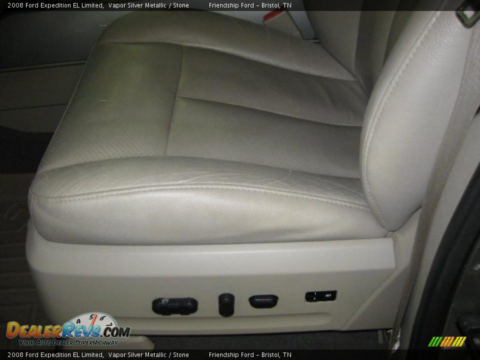 2008 Ford Expedition EL Limited Vapor Silver Metallic / Stone Photo #14