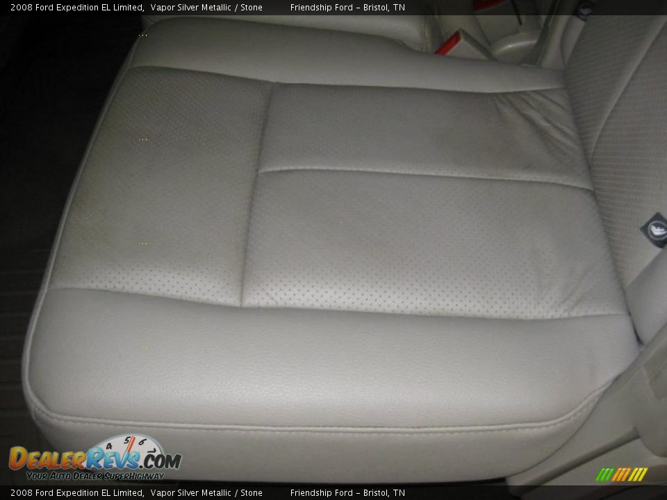 2008 Ford Expedition EL Limited Vapor Silver Metallic / Stone Photo #17