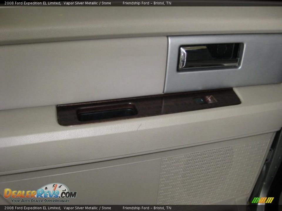 2008 Ford Expedition EL Limited Vapor Silver Metallic / Stone Photo #18