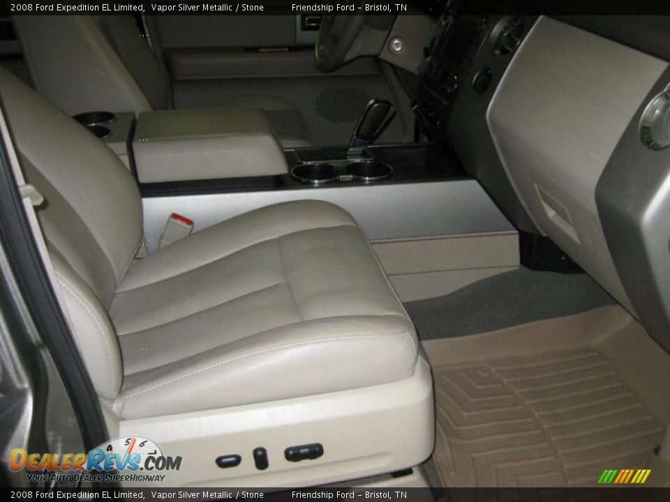 2008 Ford Expedition EL Limited Vapor Silver Metallic / Stone Photo #20