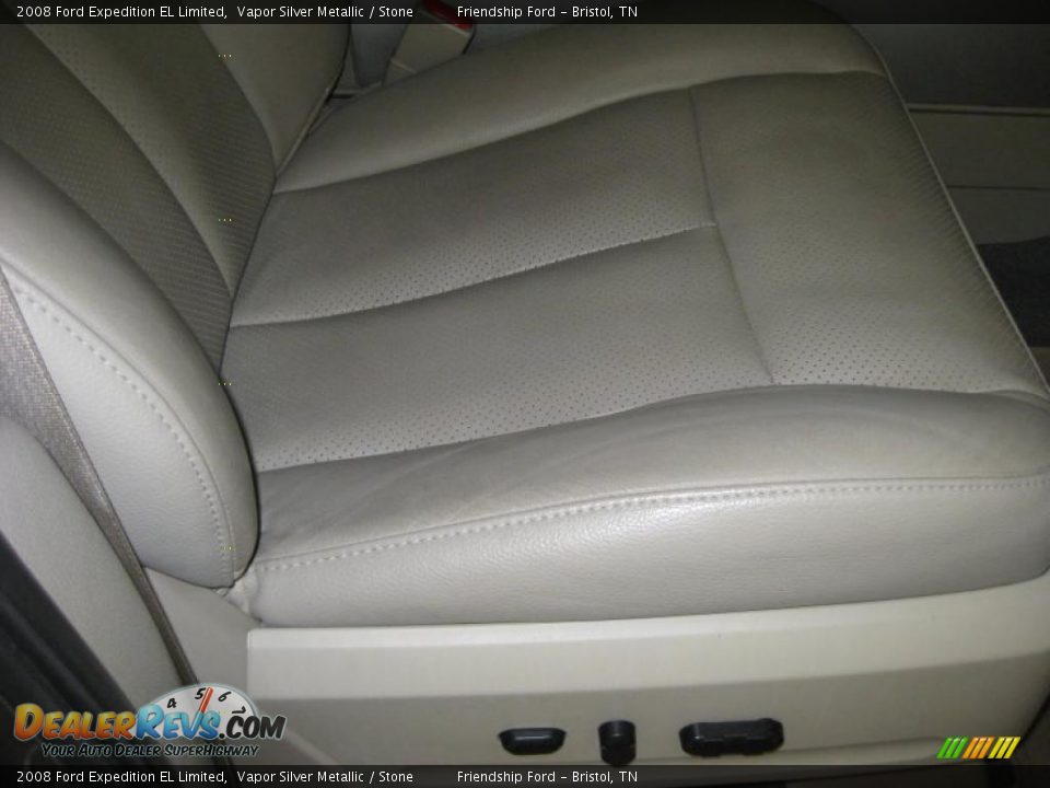 2008 Ford Expedition EL Limited Vapor Silver Metallic / Stone Photo #21