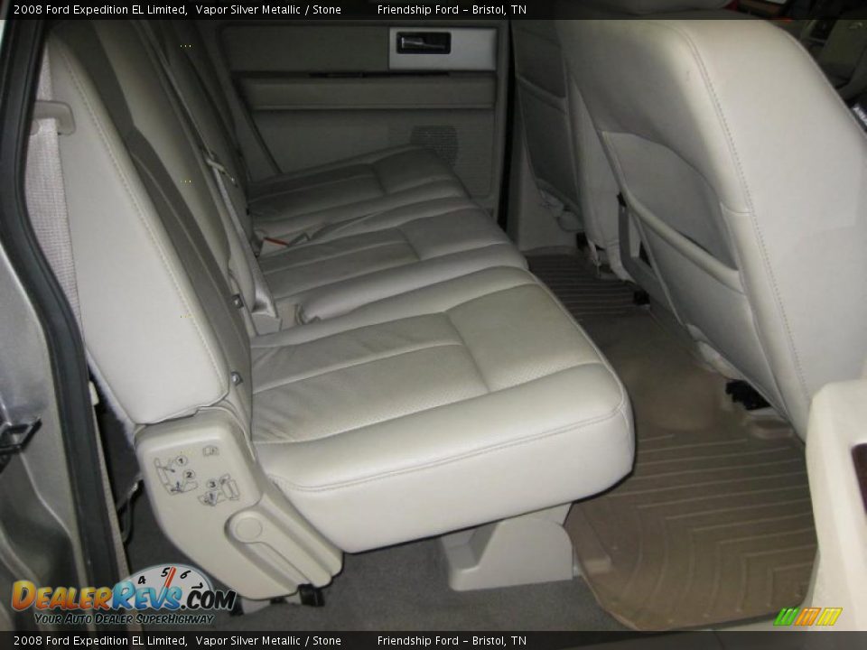 2008 Ford Expedition EL Limited Vapor Silver Metallic / Stone Photo #23