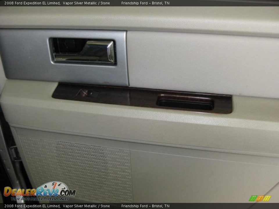 2008 Ford Expedition EL Limited Vapor Silver Metallic / Stone Photo #25