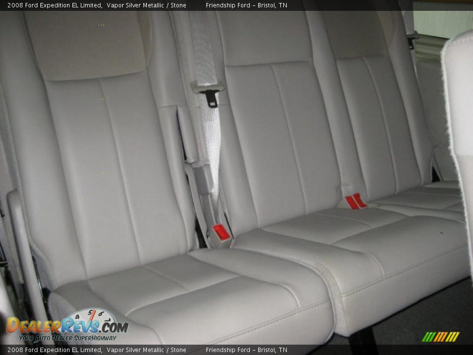 2008 Ford Expedition EL Limited Vapor Silver Metallic / Stone Photo #26