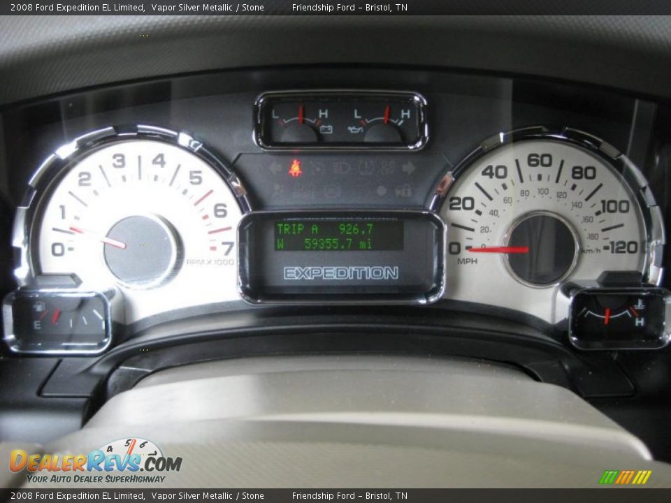 2008 Ford Expedition EL Limited Gauges Photo #31