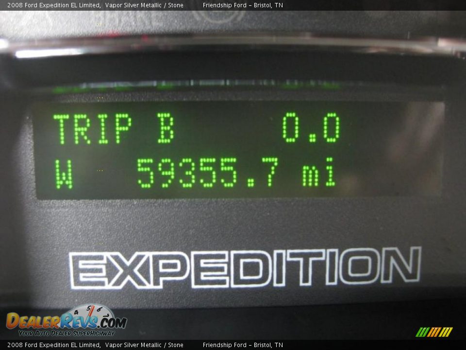 2008 Ford Expedition EL Limited Vapor Silver Metallic / Stone Photo #32
