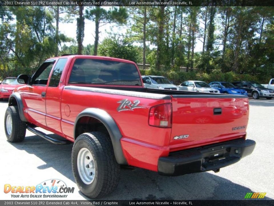 2003 Chevrolet S10 ZR2 Extended Cab 4x4 Victory Red / Graphite Photo #3