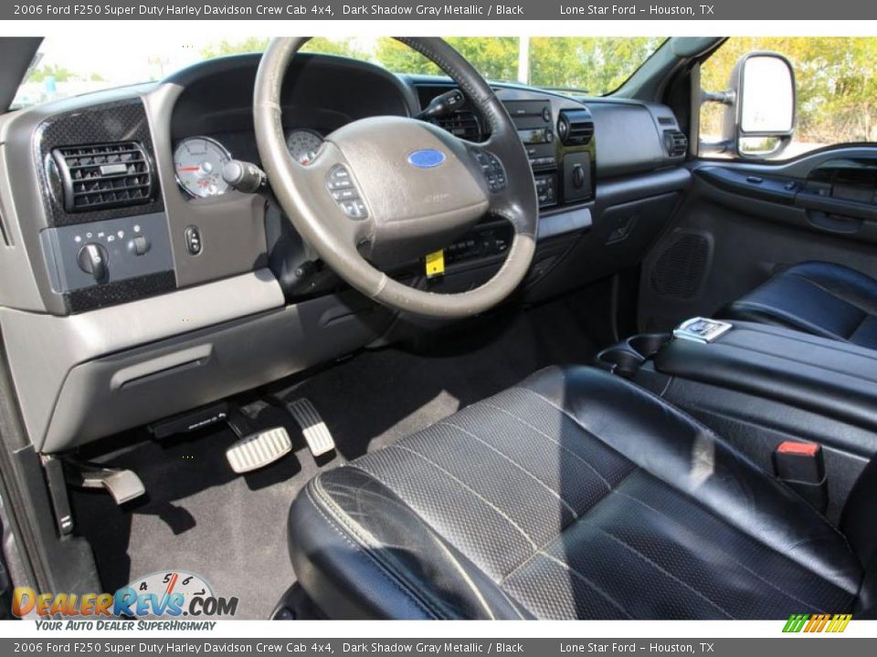 2006 Ford F250 Super Duty Harley Davidson Crew Cab 4x4 Dark Shadow Gray Metallic / Black Photo #4