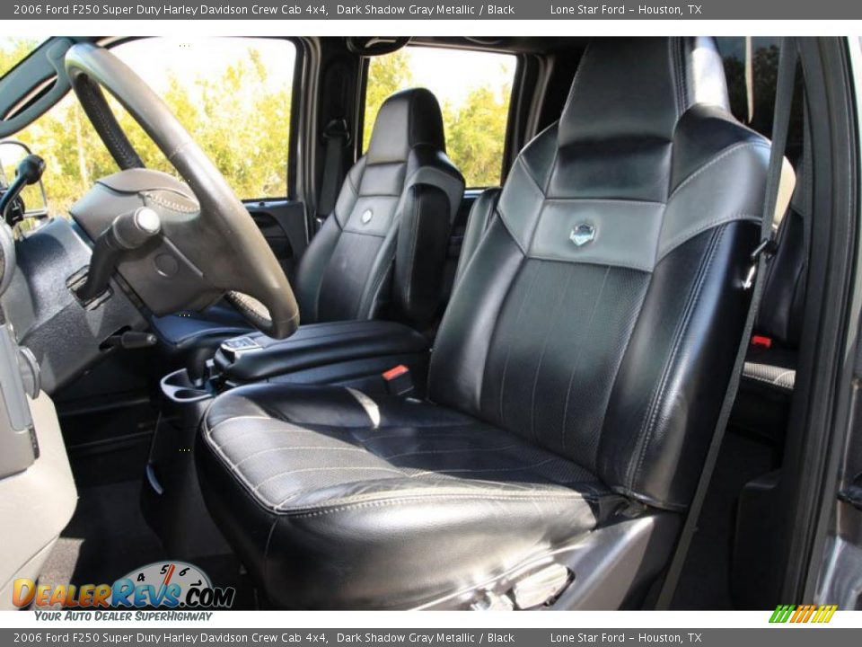 2006 Ford F250 Super Duty Harley Davidson Crew Cab 4x4 Dark Shadow Gray Metallic / Black Photo #5