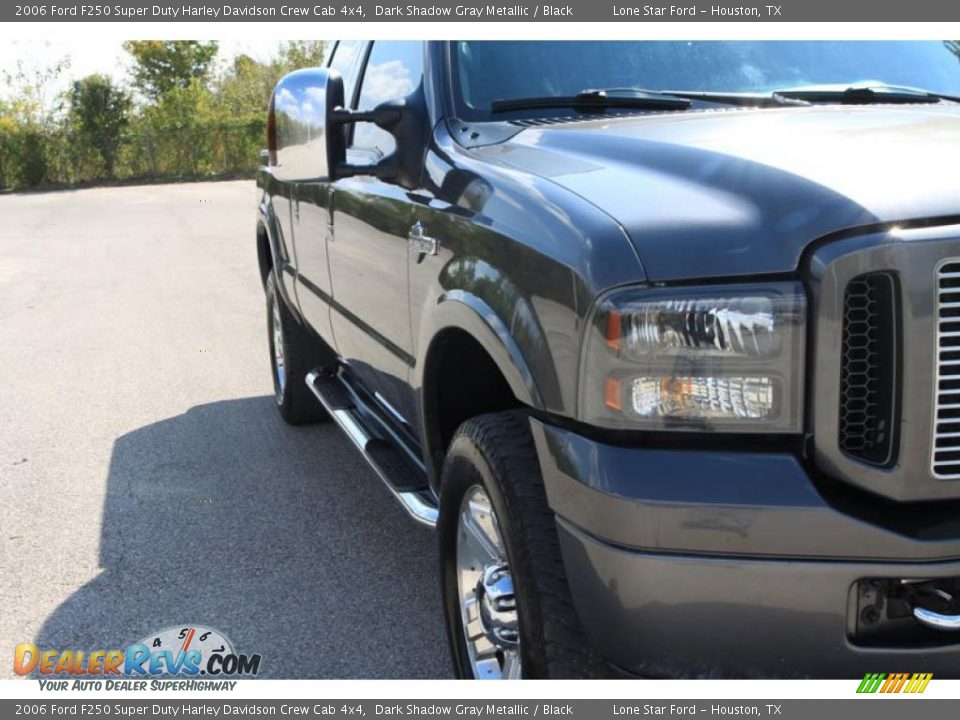 2006 Ford F250 Super Duty Harley Davidson Crew Cab 4x4 Dark Shadow Gray Metallic / Black Photo #10